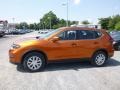 2017 Monarch Orange Nissan Rogue S AWD  photo #7