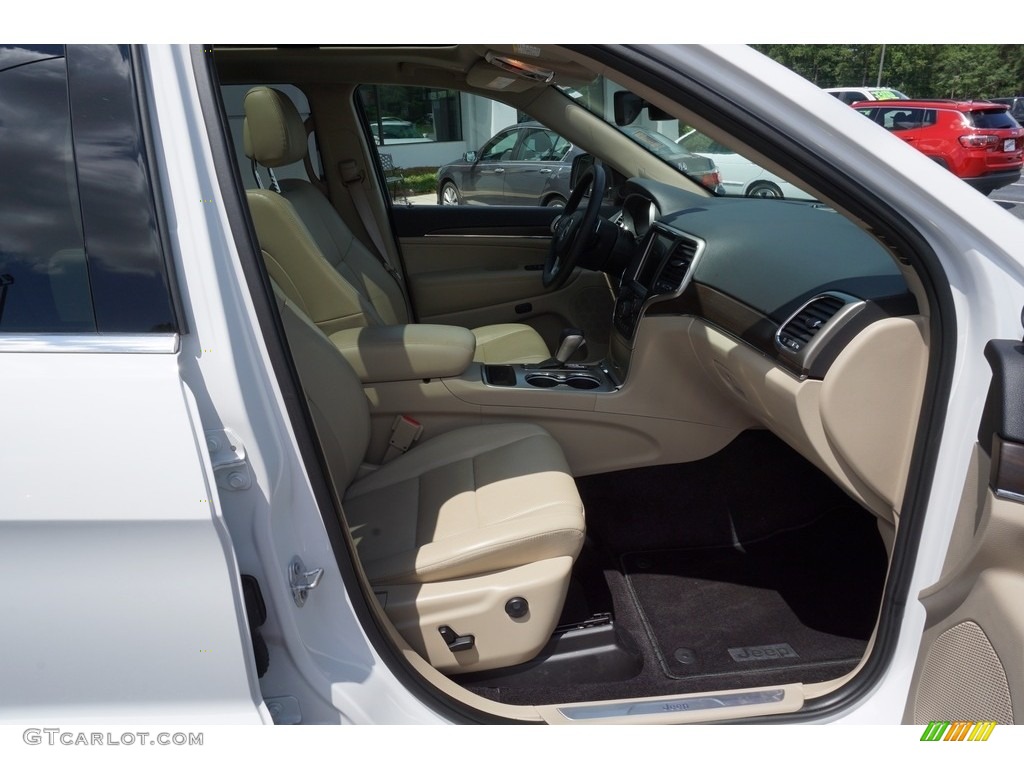 2017 Grand Cherokee Limited - Bright White / Black/Light Frost Beige photo #18