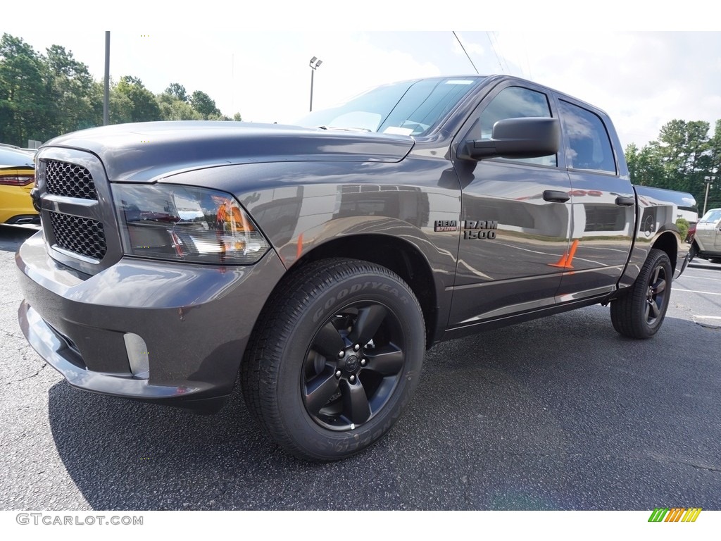 2017 1500 Express Crew Cab - Granite Crystal Metallic / Black/Diesel Gray photo #3