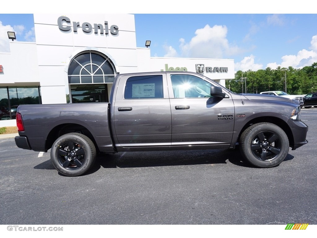 2017 1500 Express Crew Cab - Granite Crystal Metallic / Black/Diesel Gray photo #8