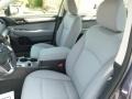 Titanium Gray Front Seat Photo for 2018 Subaru Legacy #122288999