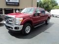 Ruby Red - F250 Super Duty XLT Crew Cab 4x4 Photo No. 2