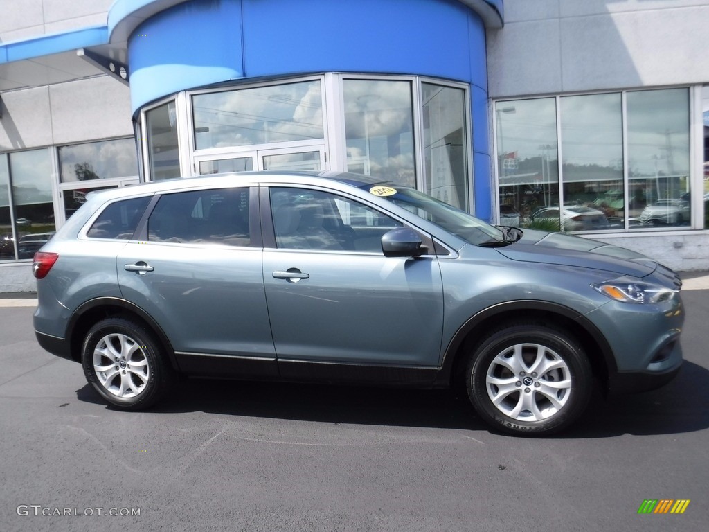2013 CX-9 Touring AWD - Liquid Silver Metallic / Sand photo #2
