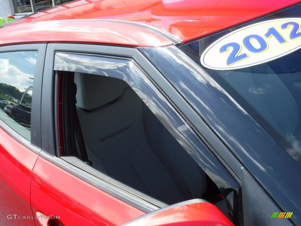 2012 Veloster  - Boston Red / Gray photo #4