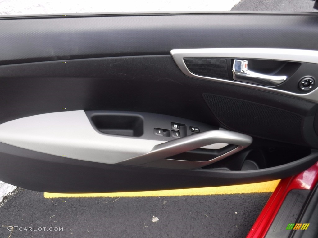 2012 Veloster  - Boston Red / Gray photo #14