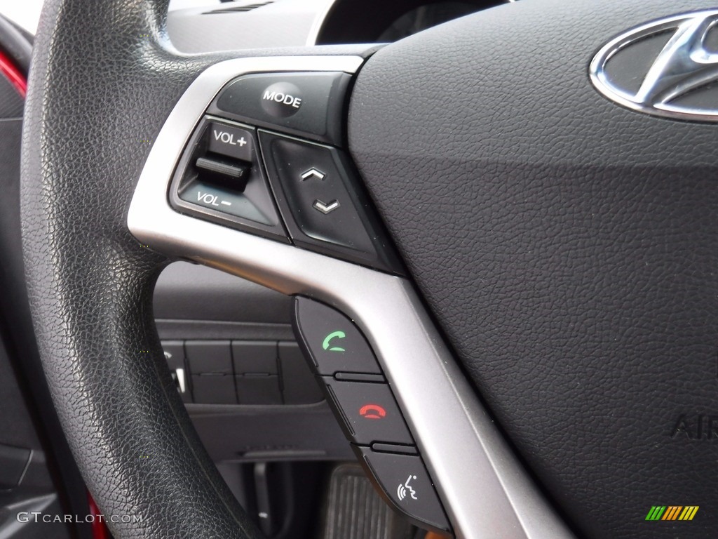 2012 Veloster  - Boston Red / Gray photo #17