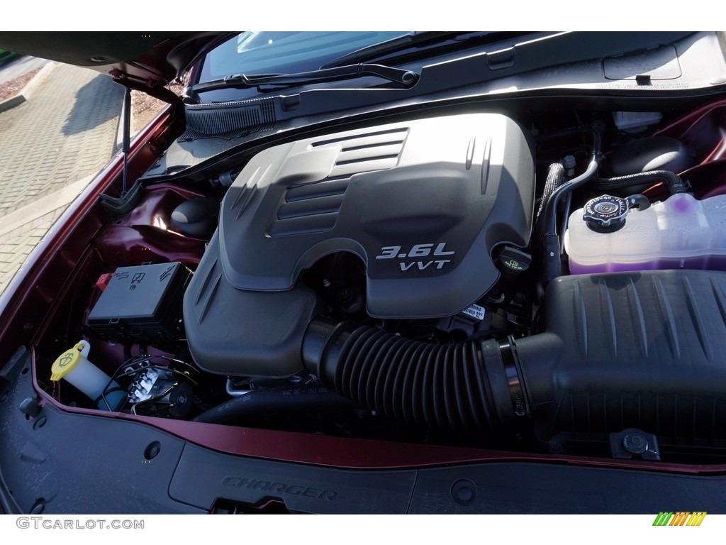 2018 Charger SXT - Octane Red Pearl / Black photo #8