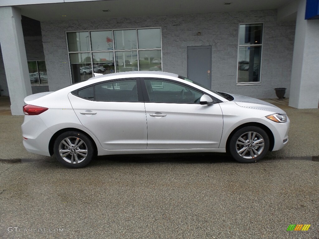 2018 Elantra SEL - Symphony Silver / Black photo #1