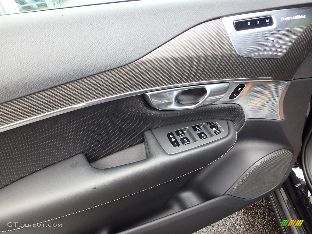 2018 Volvo XC90 T6 AWD R-Design Charcoal Door Panel Photo #122295982