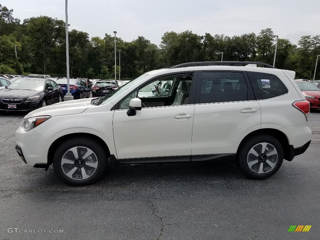 Crystal White Pearl 2018 Subaru Forester 2.5i Limited Exterior Photo #122296102