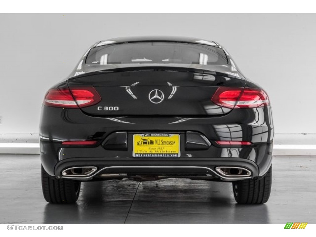 2017 C 300 Coupe - Black / Black photo #4