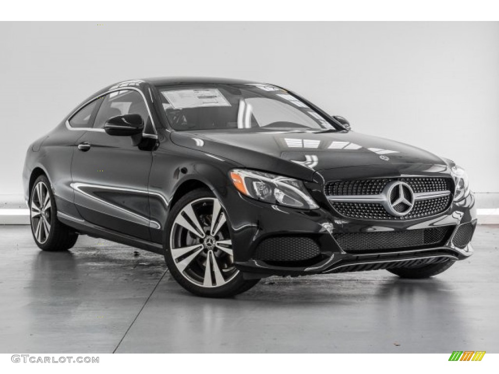 2017 C 300 Coupe - Black / Black photo #12