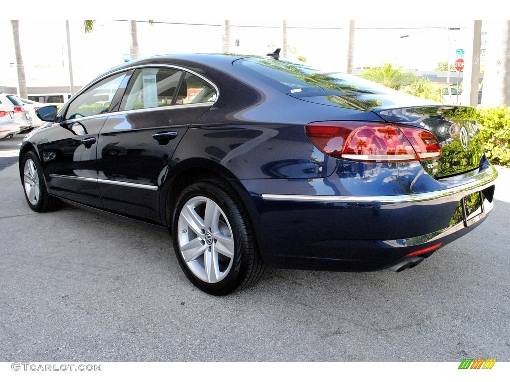 2016 CC 2.0T Sport - Night Blue Metallic / Beige/Black 2 Tone photo #7