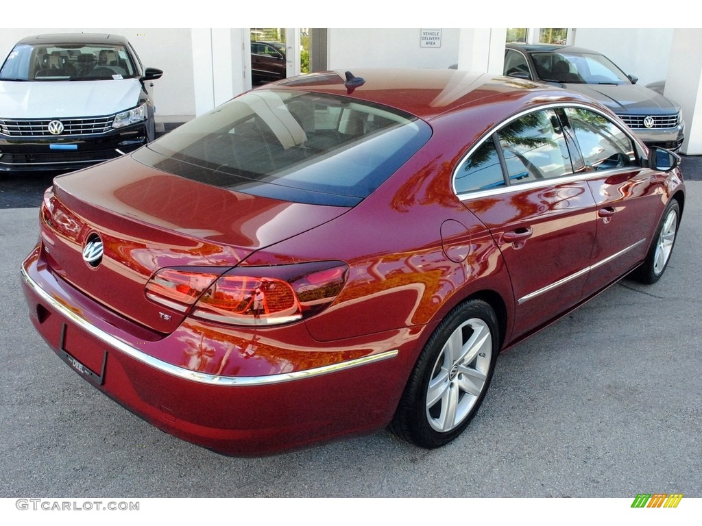 2016 CC 2.0T Sport - Fortana Red / Black photo #9