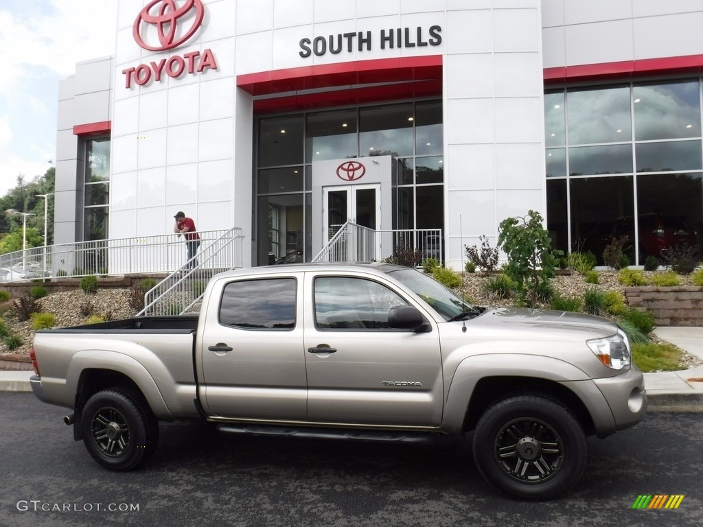 2007 Tacoma V6 PreRunner Double Cab - Desert Sand Mica / Taupe photo #2