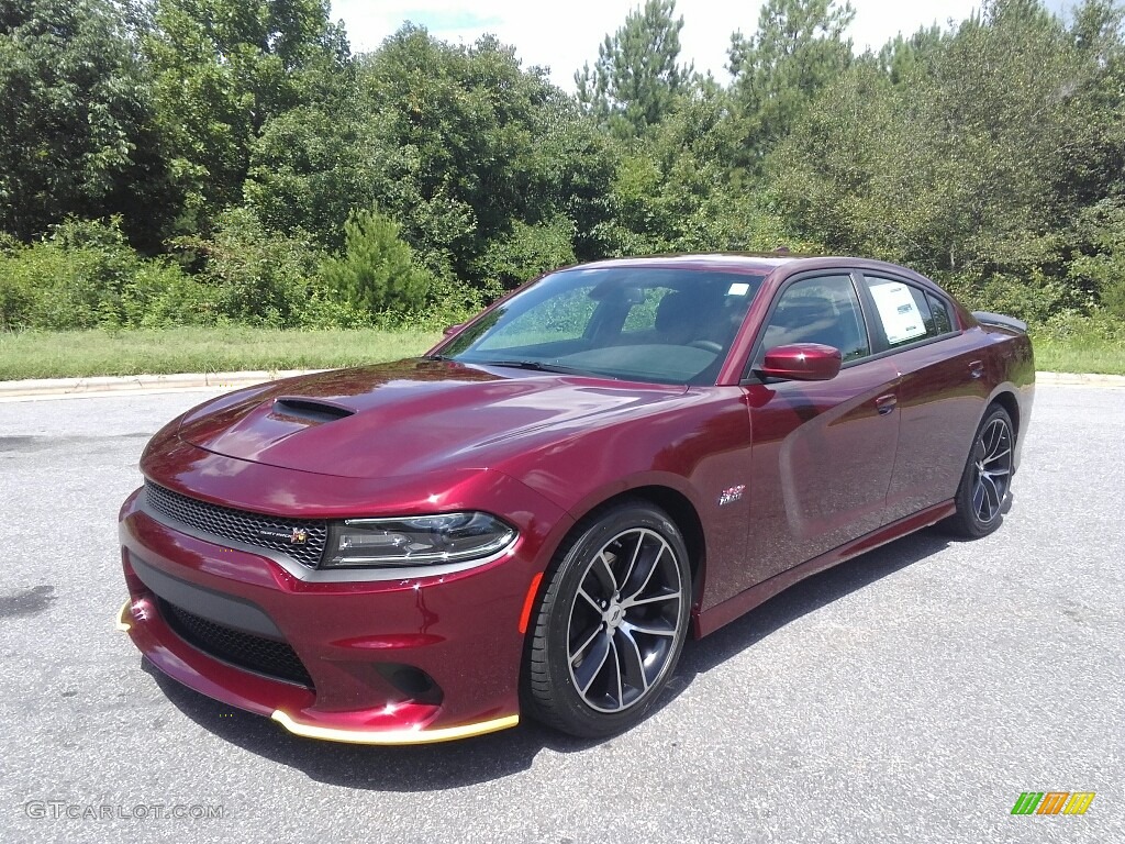 2018 Charger R/T Scat Pack - Octane Red Pearl / Black photo #2