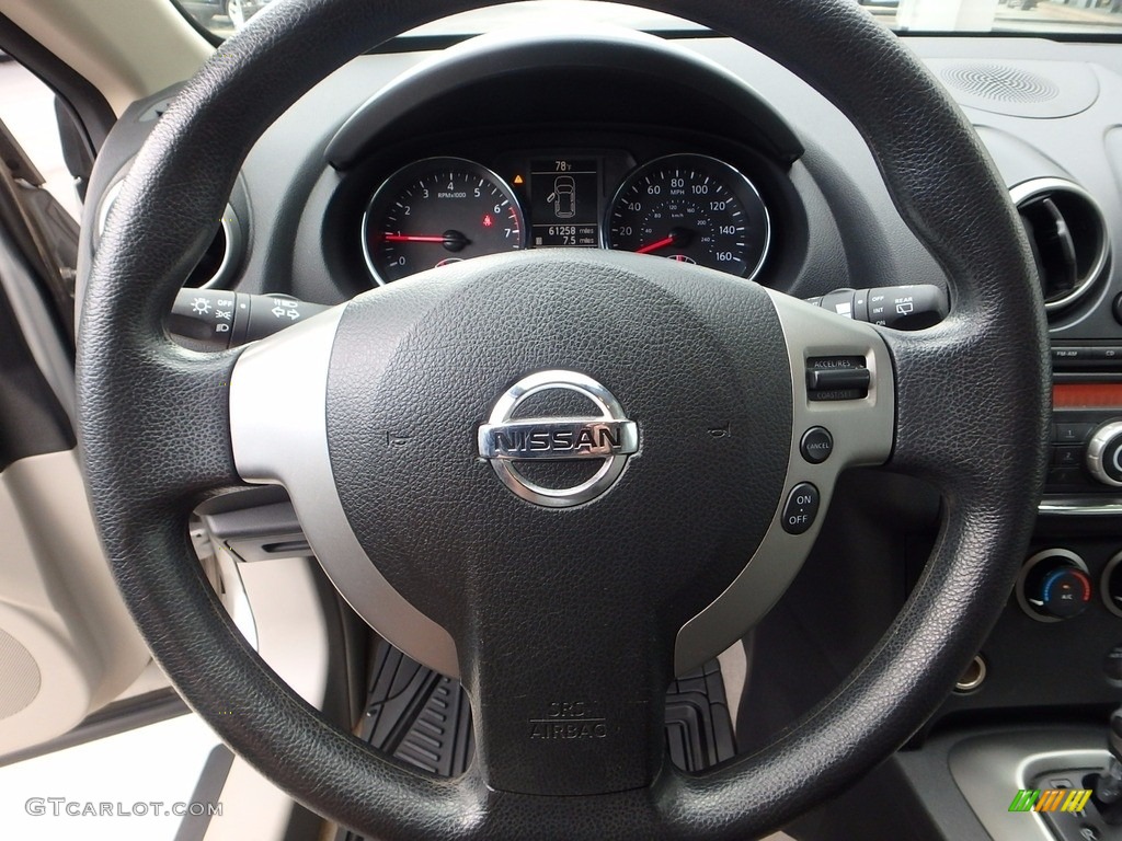 2012 Rogue S AWD - Brilliant Silver / Gray photo #22