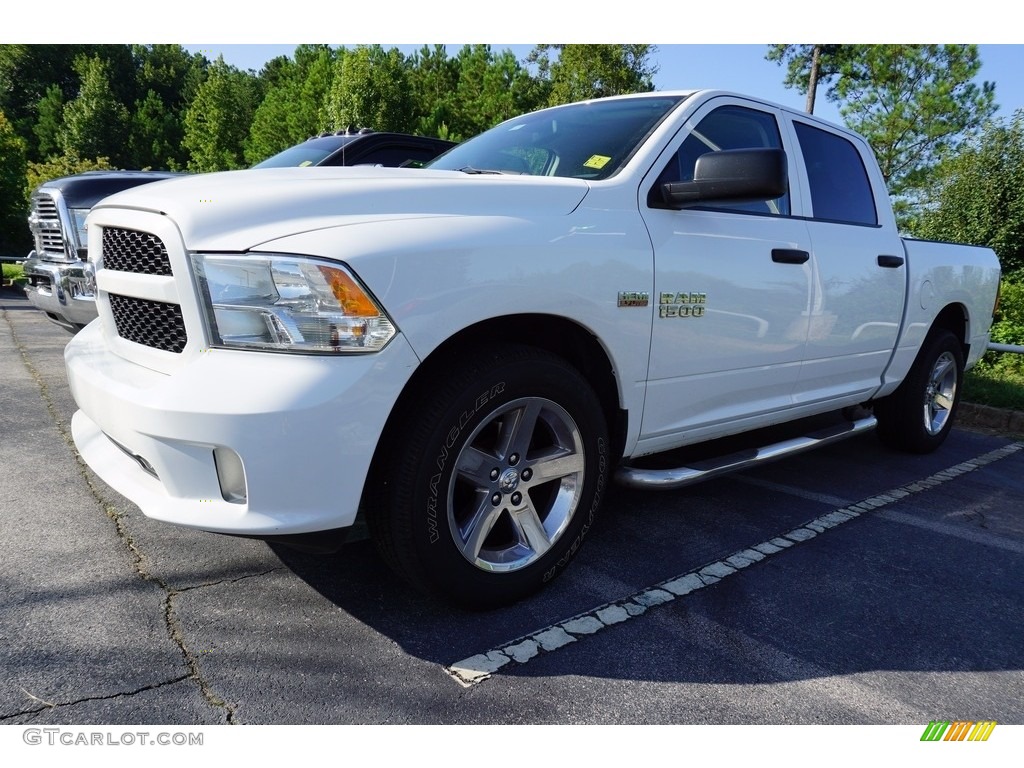 2014 1500 Express Crew Cab - Bright White / Black/Diesel Gray photo #1