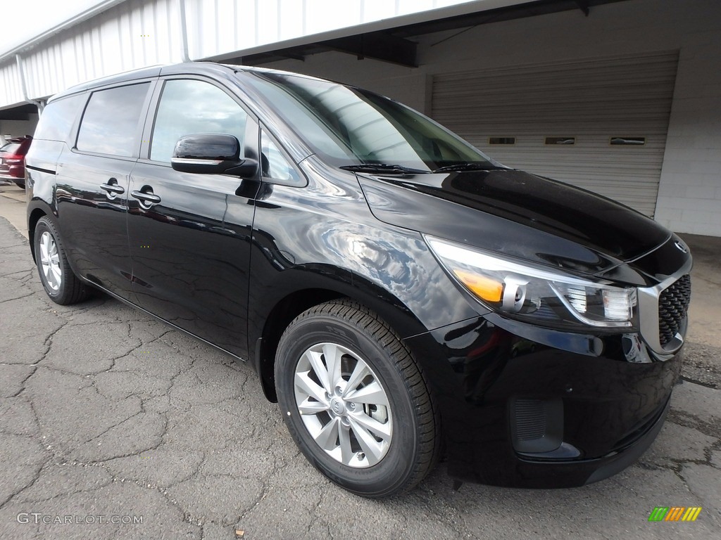 Aurora Black 2017 Kia Sedona LX Exterior Photo #122304790
