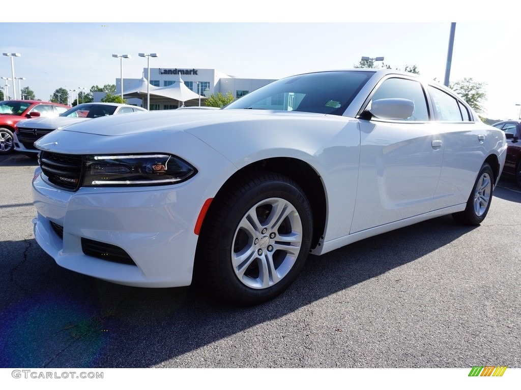 2018 Charger SXT - White Knuckle / Black photo #1