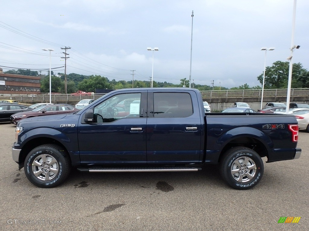 Blue Jeans 2018 Ford F150 XLT SuperCrew 4x4 Exterior Photo #122307928