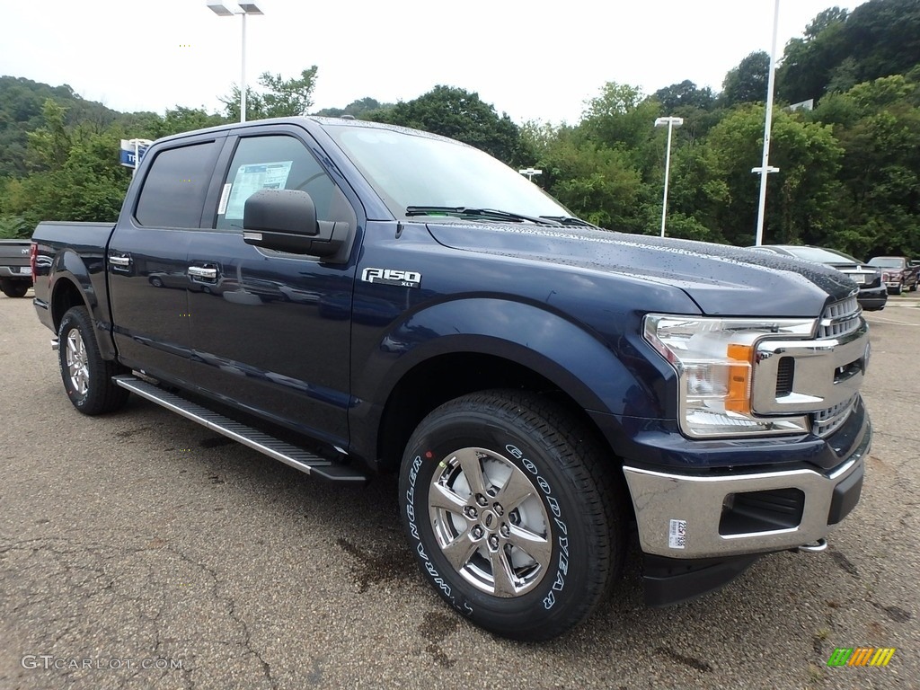 Blue Jeans 2018 Ford F150 XLT SuperCrew 4x4 Exterior Photo #122307985