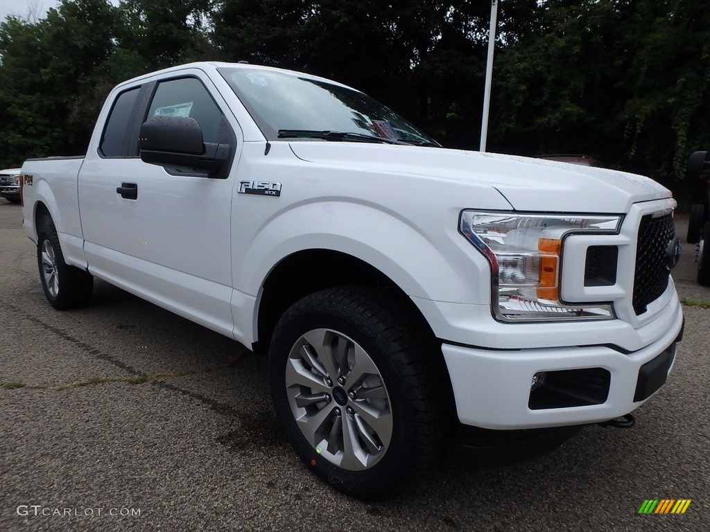 Oxford White 2018 Ford F150 STX SuperCab 4x4 Exterior Photo #122308339