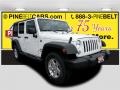 2017 Bright White Jeep Wrangler Unlimited Sport 4x4  photo #1