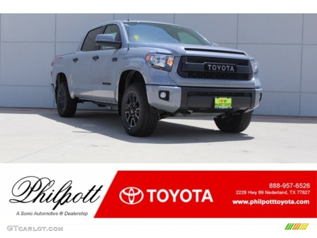 2017 Tundra TRD PRO CrewMax 4x4 - Cement / Black photo #1
