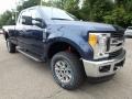 2017 Blue Jeans Ford F250 Super Duty XLT SuperCab 4x4  photo #8