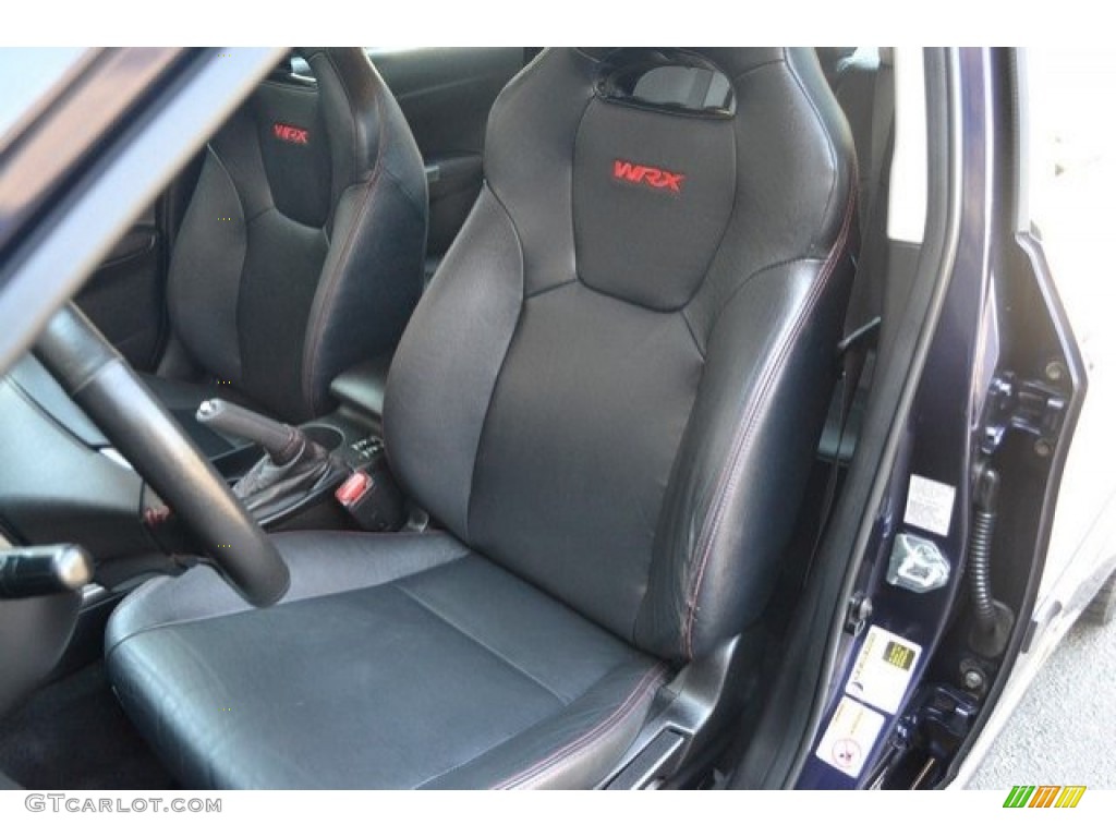 2013 Impreza WRX Limited 4 Door - Plasma Blue Pearl / WRX Carbon Black photo #12