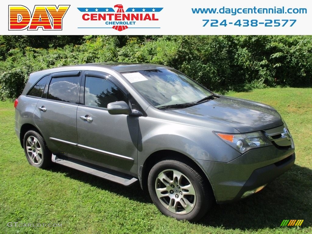 2008 MDX Technology - Sterling Gray Metallic / Ebony photo #1