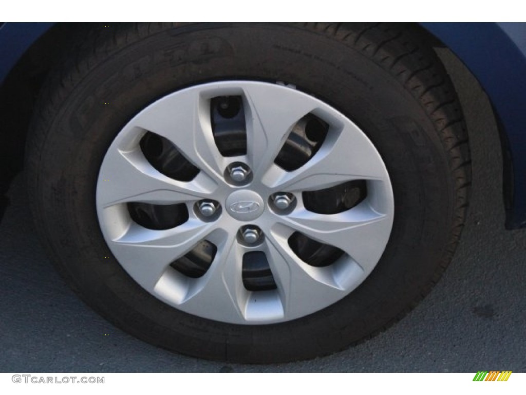 2016 Accent SE Sedan - Pacific Blue / Gray photo #6