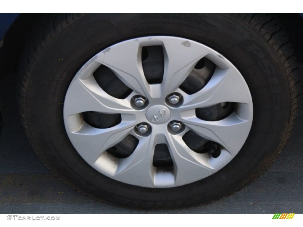 2016 Accent SE Sedan - Pacific Blue / Gray photo #13