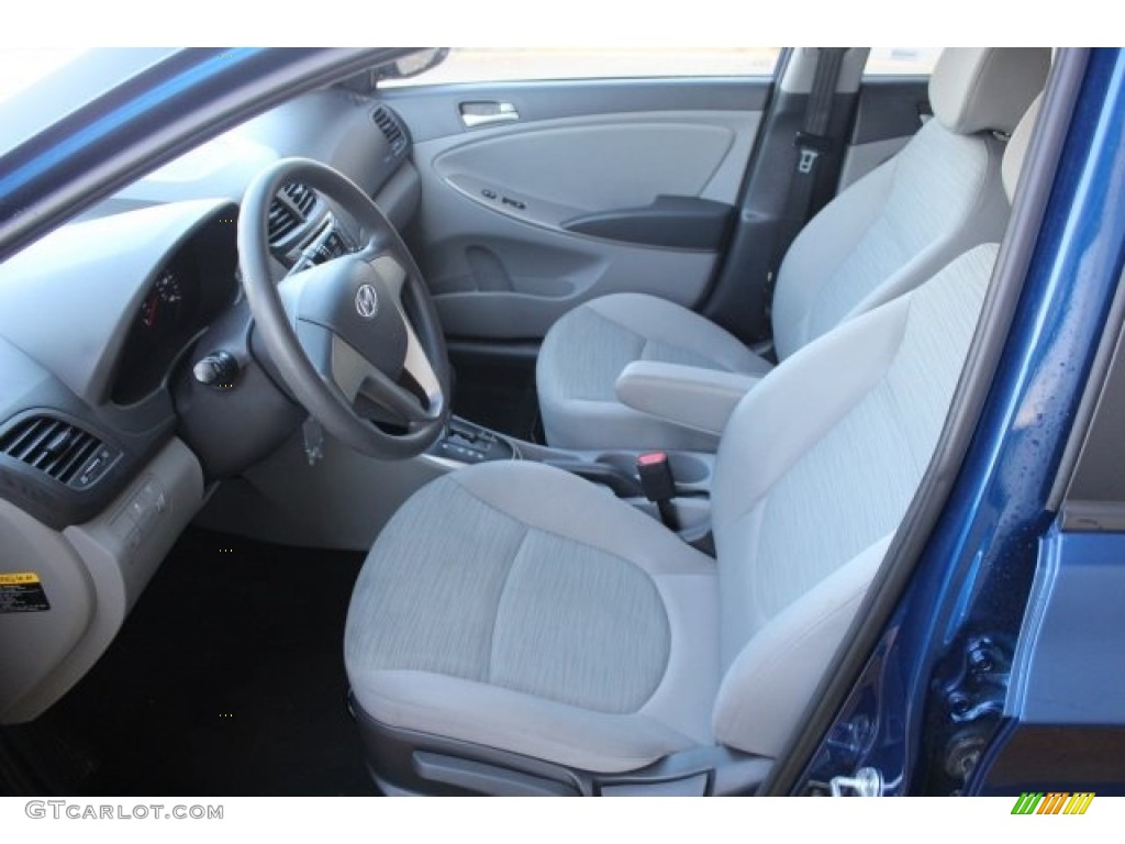 2016 Accent SE Sedan - Pacific Blue / Gray photo #16