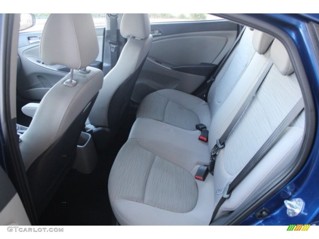 2016 Accent SE Sedan - Pacific Blue / Gray photo #23