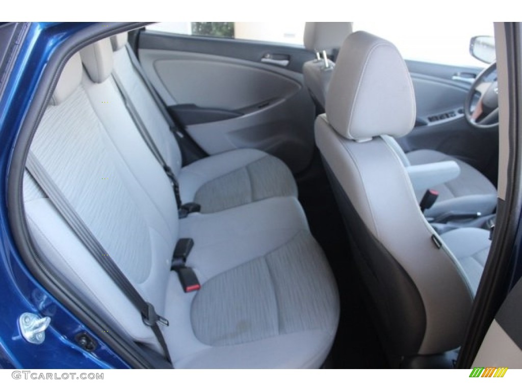 2016 Accent SE Sedan - Pacific Blue / Gray photo #28