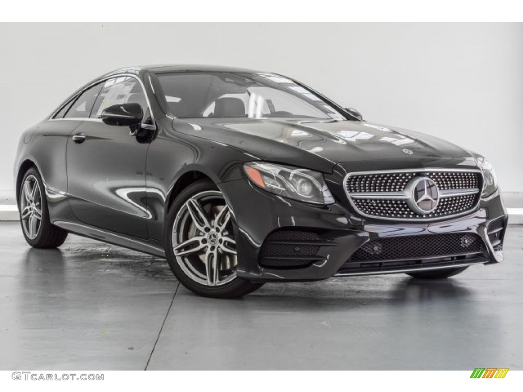 2018 E 400 Coupe - Black / Black photo #12