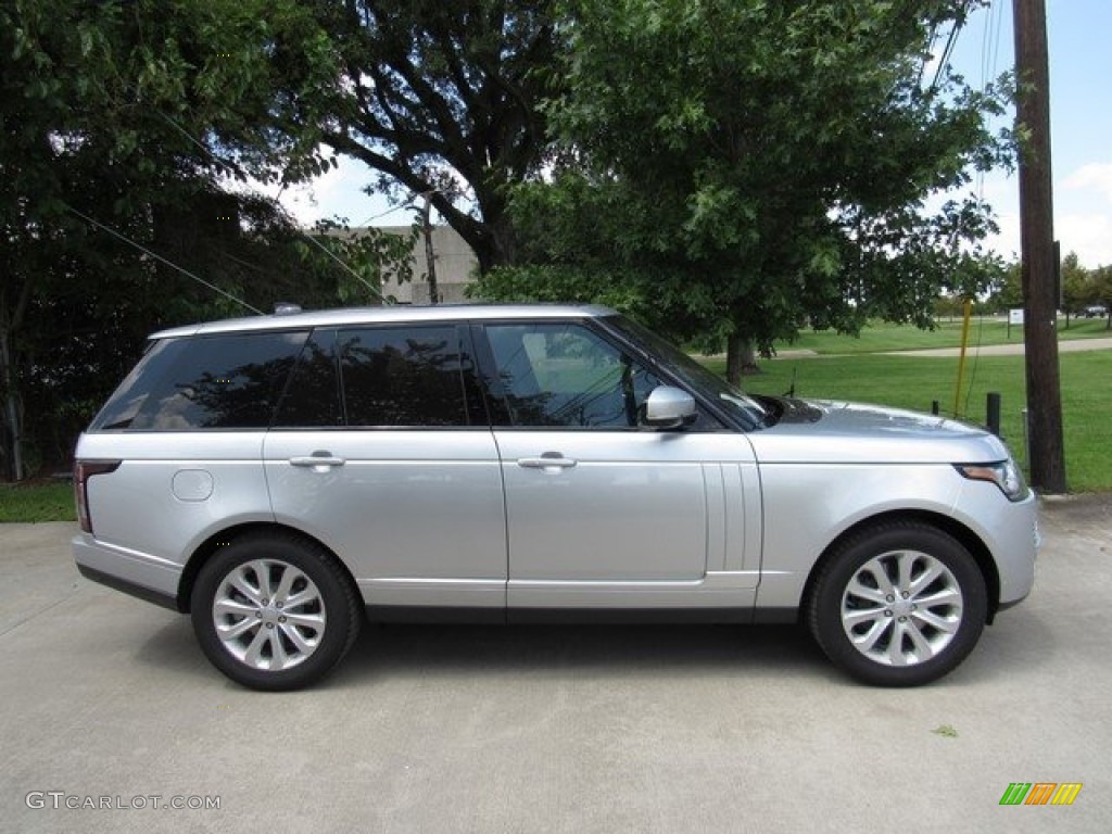 2017 Range Rover HSE - Indus Silver Metallic / Ebony/Ebony photo #6