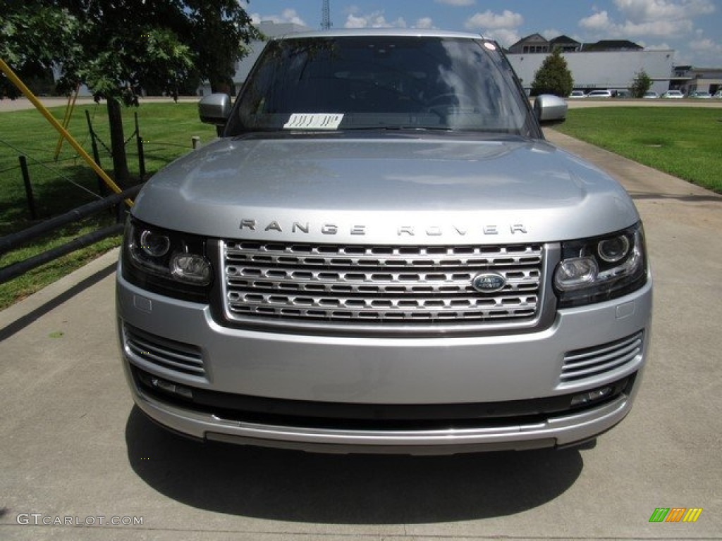 2017 Range Rover HSE - Indus Silver Metallic / Ebony/Ebony photo #9