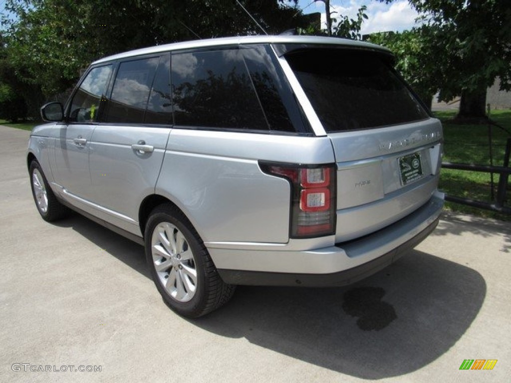 2017 Range Rover HSE - Indus Silver Metallic / Ebony/Ebony photo #12