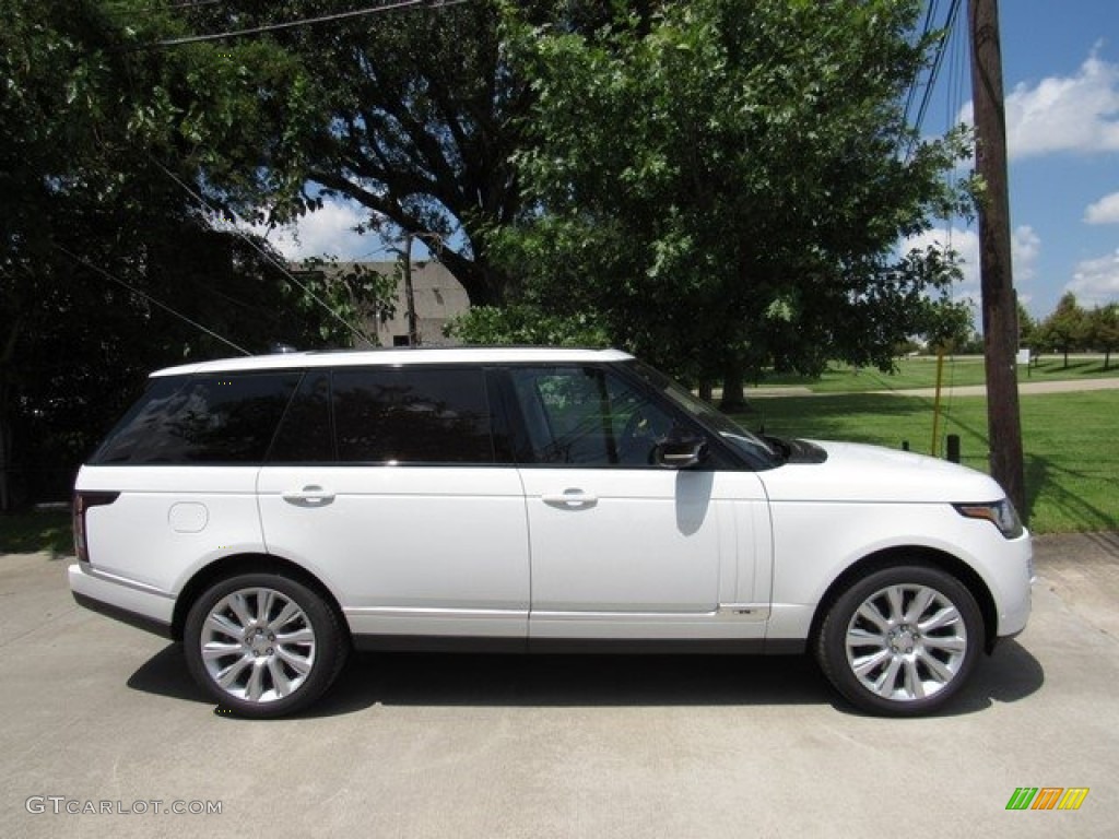 2017 Range Rover Supercharged LWB - Fuji White / Espresso/Almond photo #6