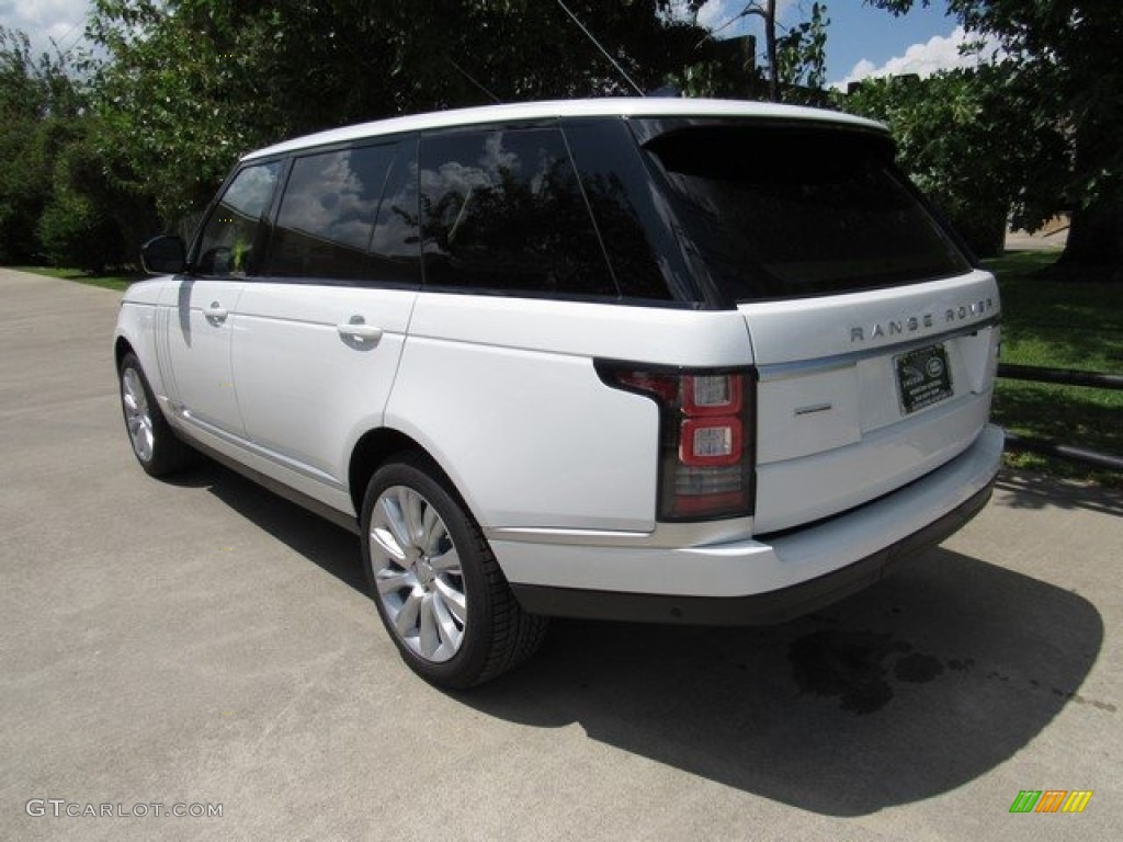 2017 Range Rover Supercharged LWB - Fuji White / Espresso/Almond photo #12