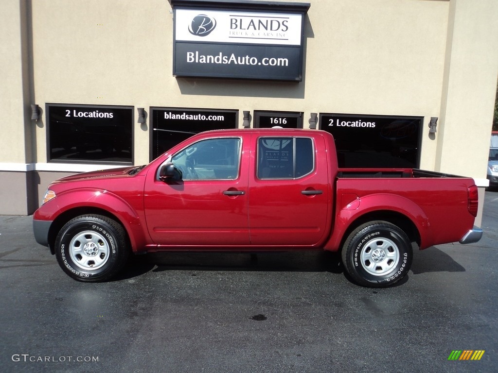 2012 Frontier S Crew Cab - Red Brick / Steel photo #1