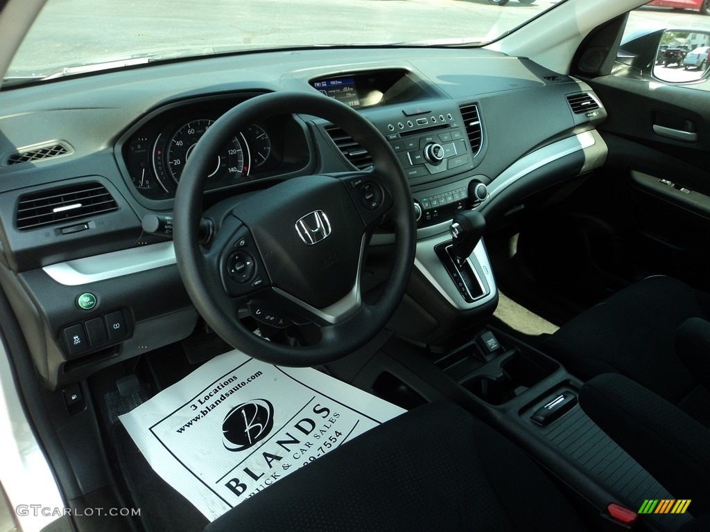 2014 CR-V EX AWD - Alabaster Silver Metallic / Black photo #6
