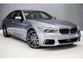 2018 Bluestone Metallic BMW 5 Series M550i xDrive Sedan  photo #12