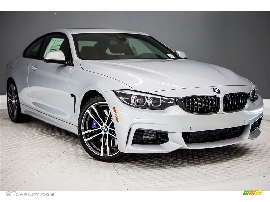 Glacier Silver Metallic 2018 BMW 4 Series 440i Coupe Exterior Photo #122317944