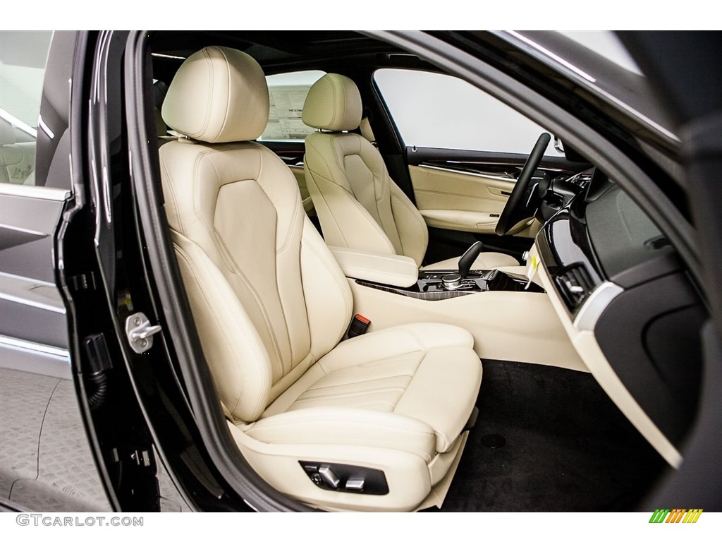 2017 5 Series 530i Sedan - Black Sapphire Metallic / Canberra Beige photo #2