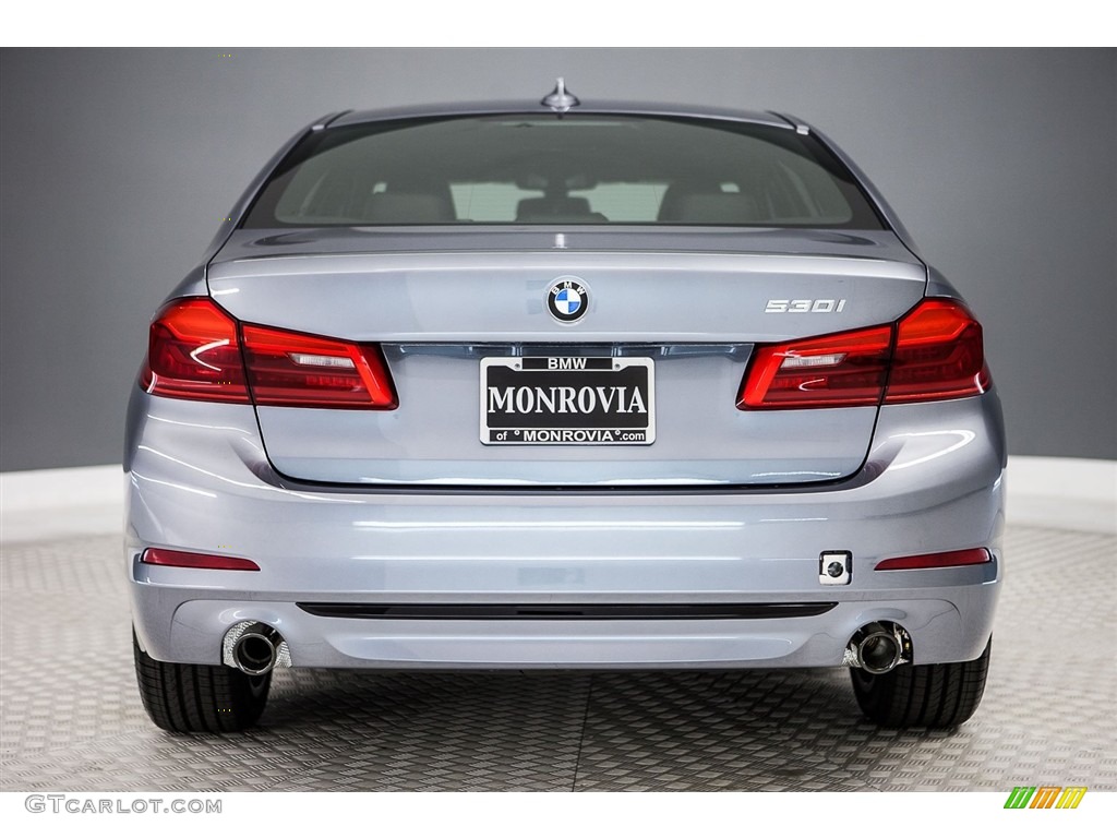 2017 5 Series 530i Sedan - Bluestone Metallic / Black photo #4