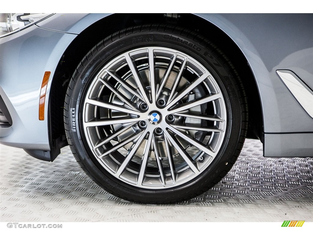 2017 5 Series 530i Sedan - Bluestone Metallic / Black photo #9